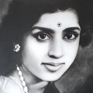 Lata Mangeshkar Young Age Charcoal Sketch