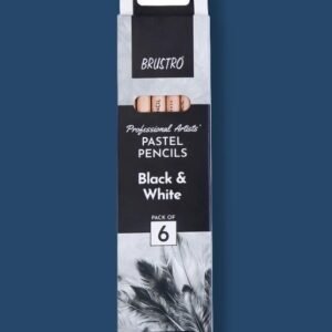Brustro pastel Pencil Black/White set of 6